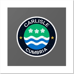 Carlisle - Cumbria Flag Posters and Art